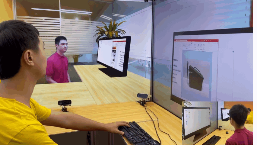 3D视频会议系统VirtualCube：相隔万里也如近在咫尺般身临其境