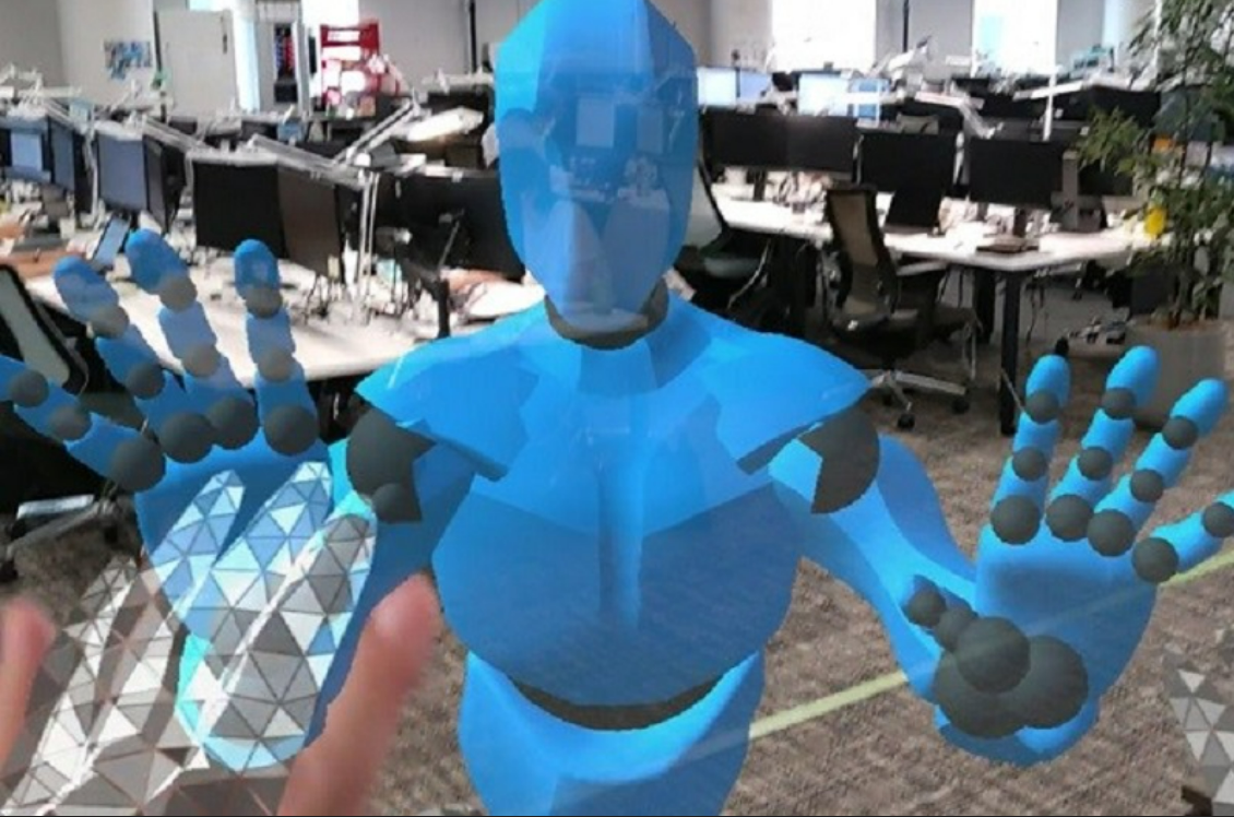 MR原型应用「Cyber-Physical Workplace」，旨在融合VR空间和真实工作场所