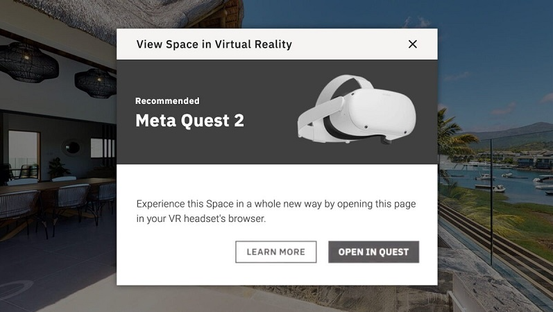 Web Launch ：支持快速访问Meta Quest 2/Quest Pro WebXR 内容